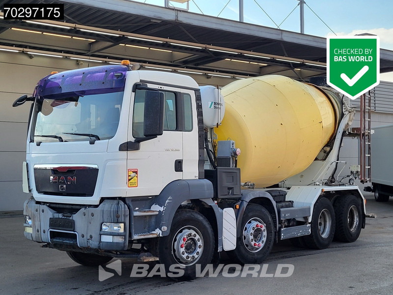 MAN TGS 32.360 8X4 9m3 Schwing Stetter Mixer Manual Steelsuspension Euro 4 - Autobetoonisegisti: pilt 1 MAN TGS 32.360 8X4 9m3 Schwing Stetter Mixer Manual Steelsuspension Euro 4 - Autobetoonisegisti: pilt 1