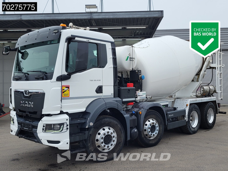 MAN TGS 32.430 8X4 9m3 Schwing Stetter mixer Automatic Steel suspension Navi Euro 6 - Autobetoonisegisti: pilt 1 MAN TGS 32.430 8X4 9m3 Schwing Stetter mixer Automatic Steel suspension Navi Euro 6 - Autobetoonisegisti: pilt 1