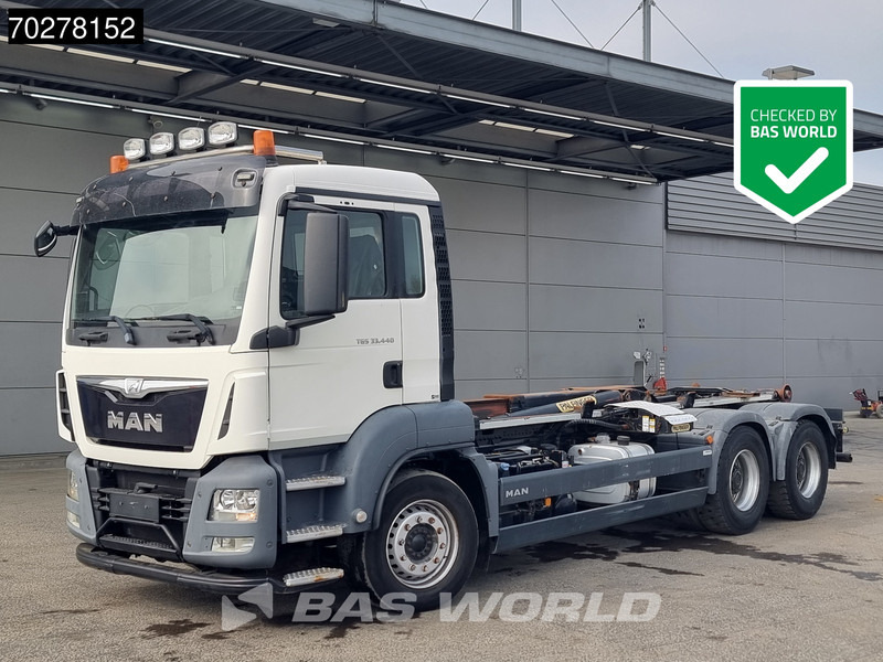 MAN TGS 33.440 6X4 20tons Palfinger T20-31 MPA hooklift Big-Axle Euro 6 - Konkstõstukiga veoauto: pilt 3 MAN TGS 33.440 6X4 20tons Palfinger T20-31 MPA hooklift Big-Axle Euro 6 - Konkstõstukiga veoauto: pilt 3