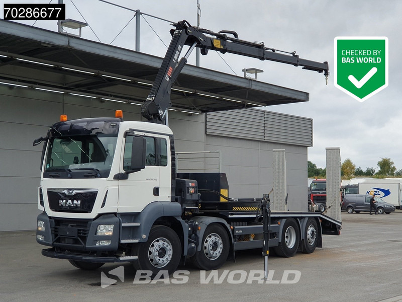 MAN TGS 35.360 8X2 HIAB X-Hiduo 158 BS-3 Crane Lift+lenkasche Machine transporter Euro 6 - Treilerveoauto, Kraanaga veoauto: pilt 1 MAN TGS 35.360 8X2 HIAB X-Hiduo 158 BS-3 Crane Lift+lenkasche Machine transporter Euro 6 - Treilerveoauto, Kraanaga veoauto: pilt 1