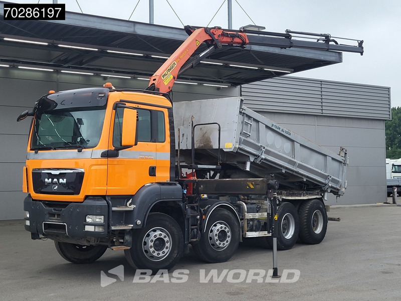 MAN TGS 35.400 8X4 Palfinger PK16001 K Kran Crane Retarder Big-Axle 2-Way tipper Euro 6 - Kallurauto, Kraanaga veoauto: pilt 3 MAN TGS 35.400 8X4 Palfinger PK16001 K Kran Crane Retarder Big-Axle 2-Way tipper Euro 6 - Kallurauto, Kraanaga veoauto: pilt 3