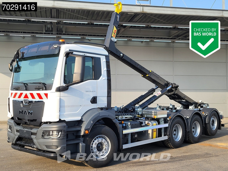 MAN TGS 35.470 8X4 NEW! HYVA 26-62 SKZ hooklift Lift+steering Axle Automatic Euro 6 - Konkstõstukiga veoauto: pilt 1 MAN TGS 35.470 8X4 NEW! HYVA 26-62 SKZ hooklift Lift+steering Axle Automatic Euro 6 - Konkstõstukiga veoauto: pilt 1