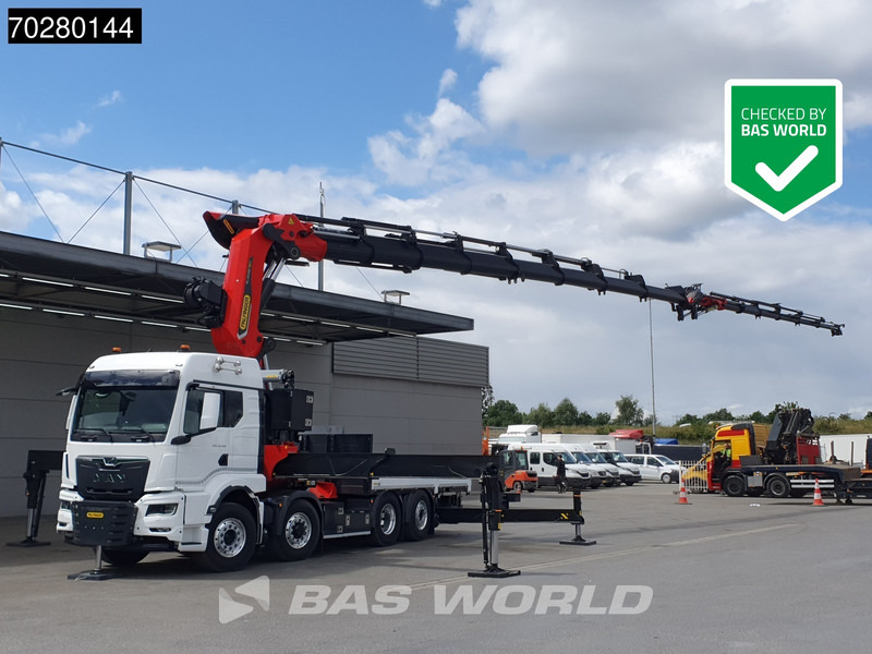 MAN TGS 35.520 8X4 Palfinger PK135.002 TEC 7 Kran Crane Hydrodrive Lift+steering axle Navi LED Euro 6 - Madelveok/ Platvormveok, Kraanaga veoauto: pilt 1 MAN TGS 35.520 8X4 Palfinger PK135.002 TEC 7 Kran Crane Hydrodrive Lift+steering axle Navi LED Euro 6 - Madelveok/ Platvormveok, Kraanaga veoauto: pilt 1