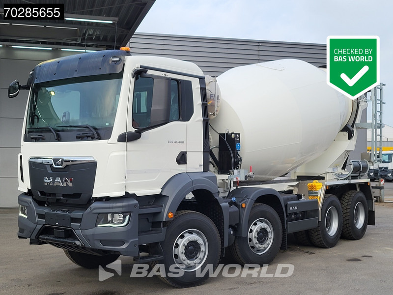 MAN TGS 41.480 8X4 NEW! 12m3 Mixer Retarder Steelsuspension Big-Axle Euro 6 - Autobetoonisegisti: pilt 1 MAN TGS 41.480 8X4 NEW! 12m3 Mixer Retarder Steelsuspension Big-Axle Euro 6 - Autobetoonisegisti: pilt 1