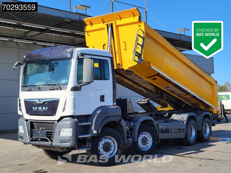 MAN TGS 41.510 8X4 19m3 Meiller tipper Steelsuspension Manual Big-Axle Euro 6 - Kallurauto: pilt 1 MAN TGS 41.510 8X4 19m3 Meiller tipper Steelsuspension Manual Big-Axle Euro 6 - Kallurauto: pilt 1