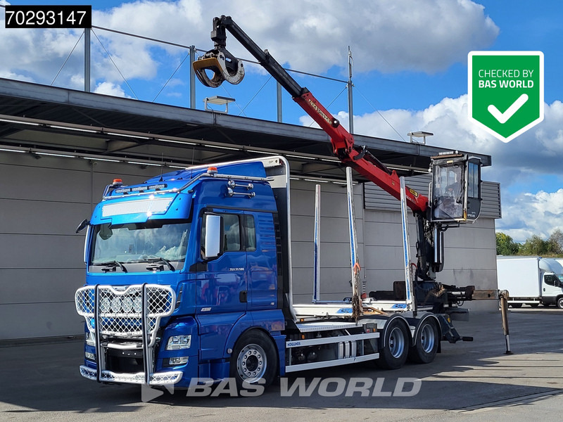 MAN TGX 33.580 TGX 6X4 Palfinger Epsilon Wood crane Holztransport Retarder Navi Xenon Euro 6 - Metsaveok, Kraanaga veoauto: pilt 1 MAN TGX 33.580 TGX 6X4 Palfinger Epsilon Wood crane Holztransport Retarder Navi Xenon Euro 6 - Metsaveok, Kraanaga veoauto: pilt 1