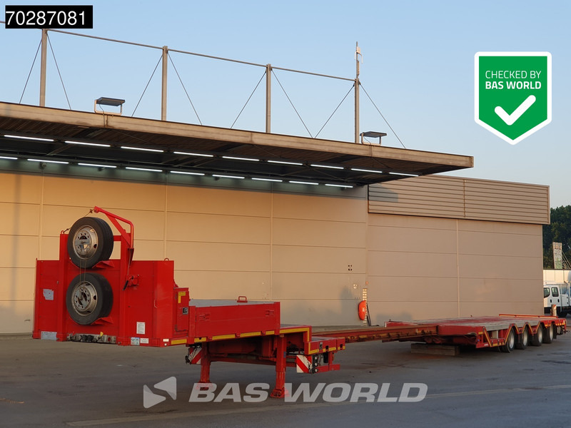 MEUSBURGER MTS-4 4 axles Extendable 7M 1xLift+2xLenkachse - Madal platvormpoolhaagis: pilt 1 MEUSBURGER MTS-4 4 axles Extendable 7M 1xLift+2xLenkachse - Madal platvormpoolhaagis: pilt 1