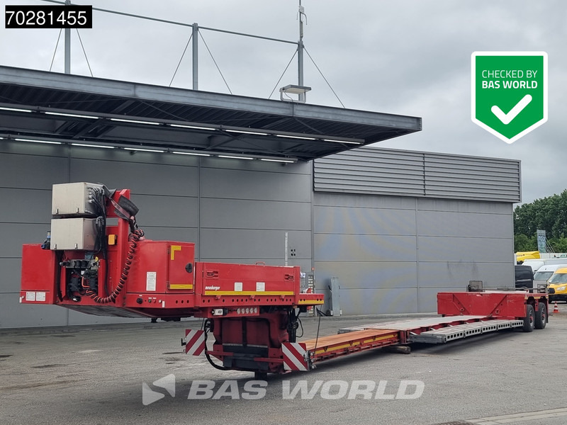 MEUSBURGER Type MPG-2 2 axles Extendable 2xLenkachse Gooseneck - Madal platvormpoolhaagis: pilt 1 MEUSBURGER Type MPG-2 2 axles Extendable 2xLenkachse Gooseneck - Madal platvormpoolhaagis: pilt 1