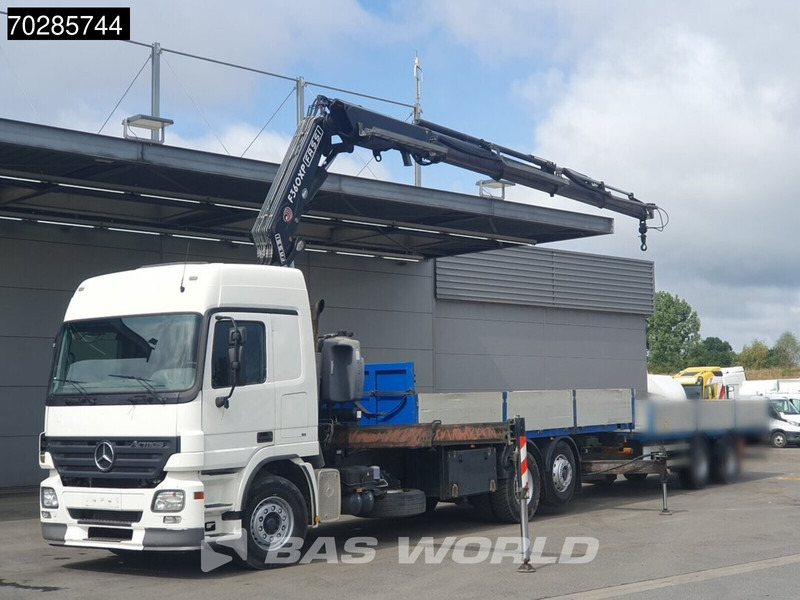 Mercedes-Benz Actros 2532 6X2 Fassi F330D3 Crane Kran Lift+steering Axle 3-Pedals Euro 3 - Madelveok/ Platvormveok, Kraanaga veoauto: pilt 5 Mercedes-Benz Actros 2532 6X2 Fassi F330D3 Crane Kran Lift+steering Axle 3-Pedals Euro 3 - Madelveok/ Platvormveok, Kraanaga veoauto: pilt 5