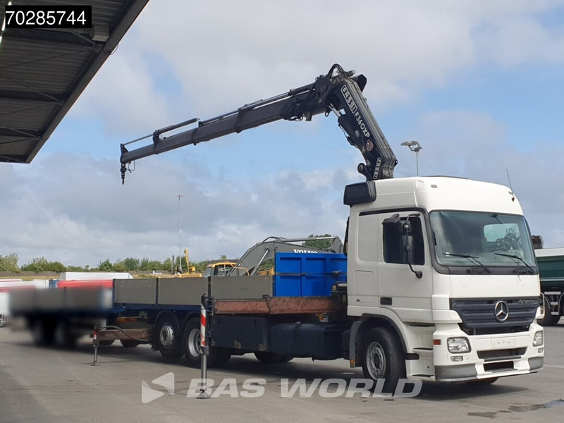 Madelveok/ Platvormveok, Kraanaga veoauto Mercedes-Benz Actros 2532 6X2 Fassi F330D3 Crane Kran Lift+steering Axle 3-Pedals Euro 3: pilt 6