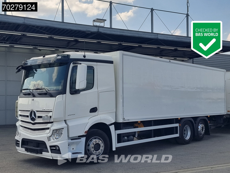 Mercedes-Benz Actros 2543 6X2 Lift+steering Axle Retarder ACC Navi Ladebordwand Euro 6 - Kasti veoauto: pilt 1 Mercedes-Benz Actros 2543 6X2 Lift+steering Axle Retarder ACC Navi Ladebordwand Euro 6 - Kasti veoauto: pilt 1