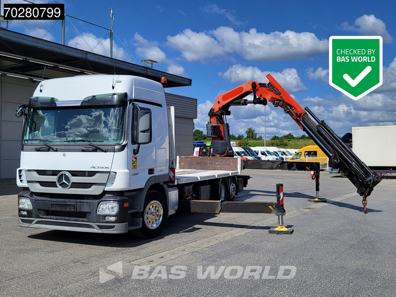 Mercedes-Benz Actros 2544 6X2 Palfinger PK53002SH Kran Crane Lift-Lenkachse Euro 5 - Madelveok/ Platvormveok, Kraanaga veoauto: pilt 1 Mercedes-Benz Actros 2544 6X2 Palfinger PK53002SH Kran Crane Lift-Lenkachse Euro 5 - Madelveok/ Platvormveok, Kraanaga veoauto: pilt 1