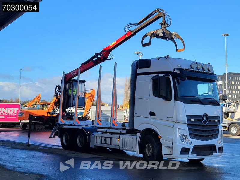 Mercedes-Benz Actros 2663 Actros 6X4 Timber truck FTG V10CX.81 wood crane Big-Axle Automatic Euro 6 - Metsaveok, Kraanaga veoauto: pilt 3 Mercedes-Benz Actros 2663 Actros 6X4 Timber truck FTG V10CX.81 wood crane Big-Axle Automatic Euro 6 - Metsaveok, Kraanaga veoauto: pilt 3
