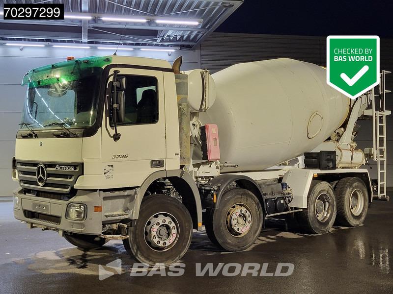 Mercedes-Benz Actros 3236 8X4 9m3 mixer Automatic Steelsuspension Euro 3 - Autobetoonisegisti: pilt 1 Mercedes-Benz Actros 3236 8X4 9m3 mixer Automatic Steelsuspension Euro 3 - Autobetoonisegisti: pilt 1