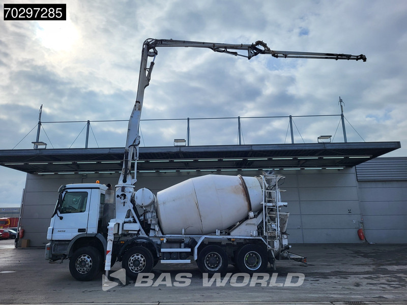 Mercedes-Benz Actros 3241 8X4 7m3 Putzmeister Mixer Big-Axle Steelsuspension Automatic Pompe+Mixer Euro 3 - Betoonipump: pilt 2 Mercedes-Benz Actros 3241 8X4 7m3 Putzmeister Mixer Big-Axle Steelsuspension Automatic Pompe+Mixer Euro 3 - Betoonipump: pilt 2