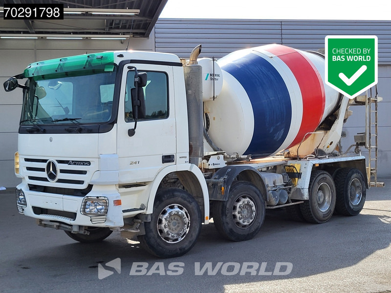 Mercedes-Benz Actros 3241 8X4 9m3 Stetter Mixer Big-Axle Steelsuspension Retarder Euro 5 - Autobetoonisegisti: pilt 1 Mercedes-Benz Actros 3241 8X4 9m3 Stetter Mixer Big-Axle Steelsuspension Retarder Euro 5 - Autobetoonisegisti: pilt 1