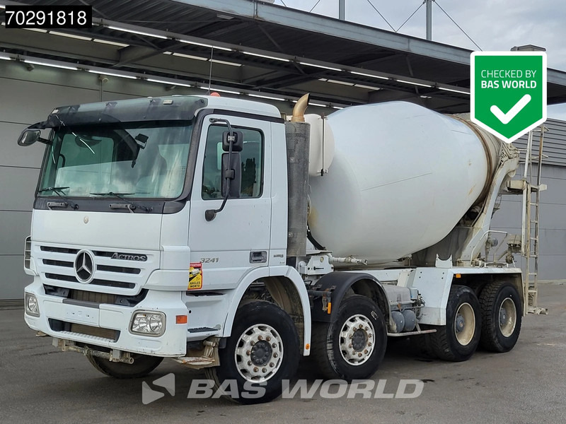 Mercedes-Benz Actros 3241 8X4 9m3 Stetter Steelsuspension 3-Pedals Retarder Euro 4 - Autobetoonisegisti: pilt 1 Mercedes-Benz Actros 3241 8X4 9m3 Stetter Steelsuspension 3-Pedals Retarder Euro 4 - Autobetoonisegisti: pilt 1