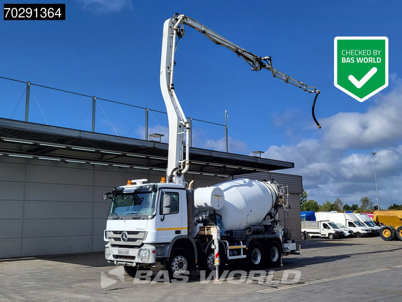 Mercedes-Benz Actros 3241 8X4 Cifa MK24.4Z Pompe+Mixer Retarder 3-Pedals Steelsuspension Big-Axle Euro 5 - Betoonipump: pilt 1 Mercedes-Benz Actros 3241 8X4 Cifa MK24.4Z Pompe+Mixer Retarder 3-Pedals Steelsuspension Big-Axle Euro 5 - Betoonipump: pilt 1