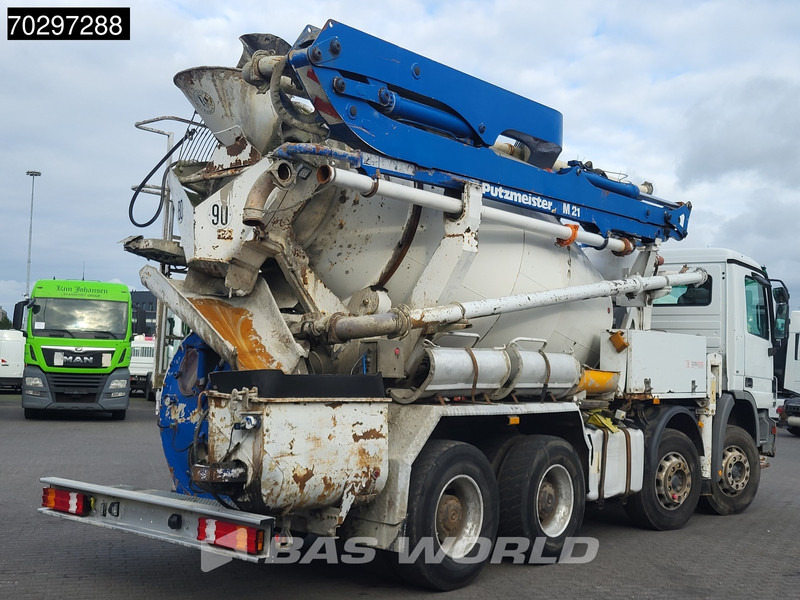Mercedes-Benz Actros 3241 8X4 Putzmeister TMM 21 +7m3 Liebherr PUMI Steelsuspension 3-Pedals Euro 3 - Betoonipump: pilt 5 Mercedes-Benz Actros 3241 8X4 Putzmeister TMM 21 +7m3 Liebherr PUMI Steelsuspension 3-Pedals Euro 3 - Betoonipump: pilt 5