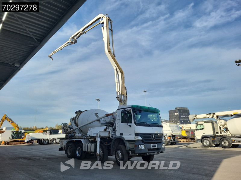 Mercedes-Benz Actros 3241 8X4 Putzmeister TMM 21-G2 PUMI 7m3 Mixer Big-Axle Steelsuspension 3-Pedals Euro 3 - Betoonipump: pilt 3 Mercedes-Benz Actros 3241 8X4 Putzmeister TMM 21-G2 PUMI 7m3 Mixer Big-Axle Steelsuspension 3-Pedals Euro 3 - Betoonipump: pilt 3