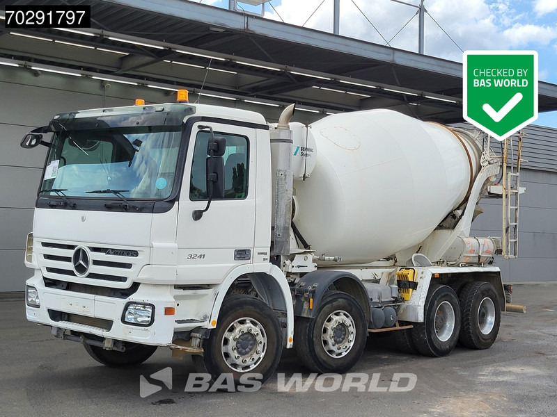Mercedes-Benz Actros 3241 8X4 Retarder 9m3 Stetter Steelsuspension 3-Pedals Euro 4 - Autobetoonisegisti: pilt 1 Mercedes-Benz Actros 3241 8X4 Retarder 9m3 Stetter Steelsuspension 3-Pedals Euro 4 - Autobetoonisegisti: pilt 1