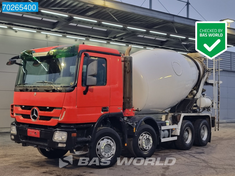 Mercedes-Benz Actros 3541 8X4 Big-Axle Steelsuspension 9m3 Mixer Euro 5 - Autobetoonisegisti: pilt 1 Mercedes-Benz Actros 3541 8X4 Big-Axle Steelsuspension 9m3 Mixer Euro 5 - Autobetoonisegisti: pilt 1