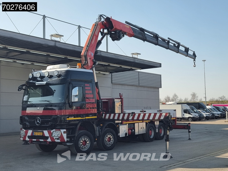 Mercedes-Benz Actros 4146 8X4 FASSI F600AXP.26 Crane Kran NL-Truck Euro 5 - Madelveok/ Platvormveok, Kraanaga veoauto: pilt 1 Mercedes-Benz Actros 4146 8X4 FASSI F600AXP.26 Crane Kran NL-Truck Euro 5 - Madelveok/ Platvormveok, Kraanaga veoauto: pilt 1