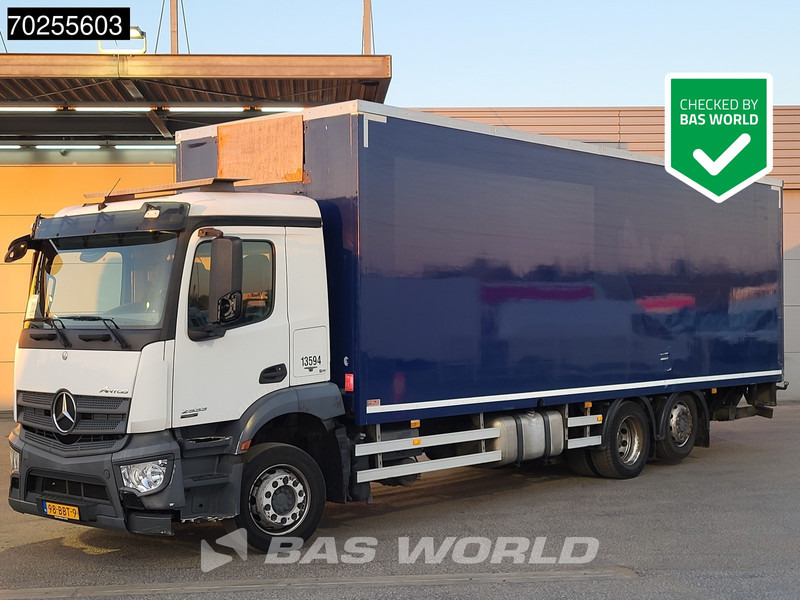 Mercedes-Benz Antos 2533 6X2 26.5t NL-Truck 2000kg Ladebordwand Lift+Steering Axle Automatic EURO6 - Kasti veoauto: pilt 1 Mercedes-Benz Antos 2533 6X2 26.5t NL-Truck 2000kg Ladebordwand Lift+Steering Axle Automatic EURO6 - Kasti veoauto: pilt 1