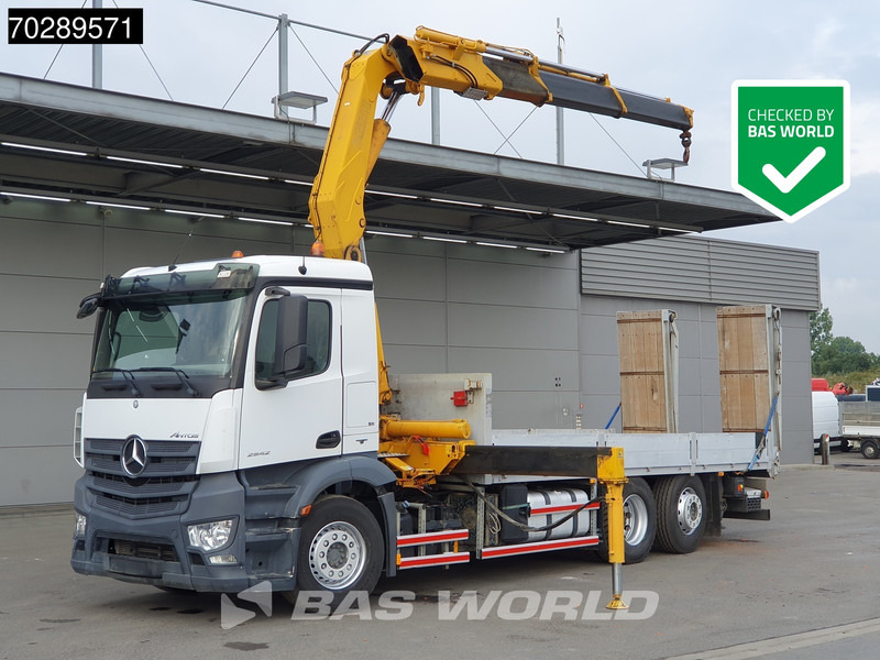Mercedes-Benz Antos 2542 6X2 Fassi F330A023 Crane Kran Hydraulic ramps Retarder Lift+steering Euro 6 - Madelveok/ Platvormveok, Kraanaga veoauto: pilt 1 Mercedes-Benz Antos 2542 6X2 Fassi F330A023 Crane Kran Hydraulic ramps Retarder Lift+steering Euro 6 - Madelveok/ Platvormveok, Kraanaga veoauto: pilt 1