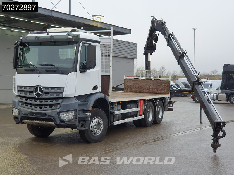 Mercedes-Benz Arocs 2636 6X4 Hiab 144 E-3 Hipro Kran Crane Remote Full Steel Euro 6 - Madelveok/ Platvormveok, Kraanaga veoauto: pilt 5 Mercedes-Benz Arocs 2636 6X4 Hiab 144 E-3 Hipro Kran Crane Remote Full Steel Euro 6 - Madelveok/ Platvormveok, Kraanaga veoauto: pilt 5