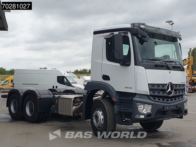 Mercedes-Benz Arocs 2636 6X4 NEW chassis Flywheel PTO Big-Axle Automatic Steelsuspension Euro 6 - Kabiinišassiiga veoauto: pilt 3 Mercedes-Benz Arocs 2636 6X4 NEW chassis Flywheel PTO Big-Axle Automatic Steelsuspension Euro 6 - Kabiinišassiiga veoauto: pilt 3
