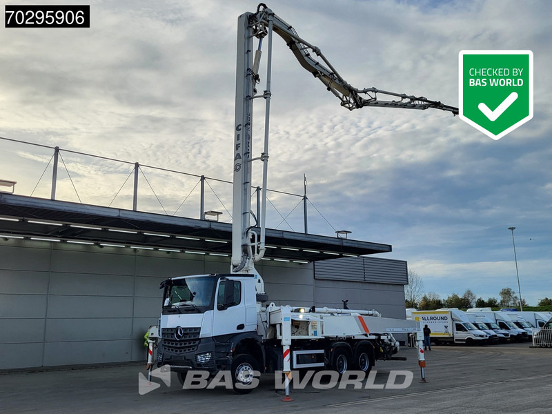 Mercedes-Benz Arocs 2640 6X4 36mtr CIFA K36L-HP168EC 4 arm Automatic Big-Axle Steelsuspension Euro 6 - Betoonipump: pilt 1 Mercedes-Benz Arocs 2640 6X4 36mtr CIFA K36L-HP168EC 4 arm Automatic Big-Axle Steelsuspension Euro 6 - Betoonipump: pilt 1