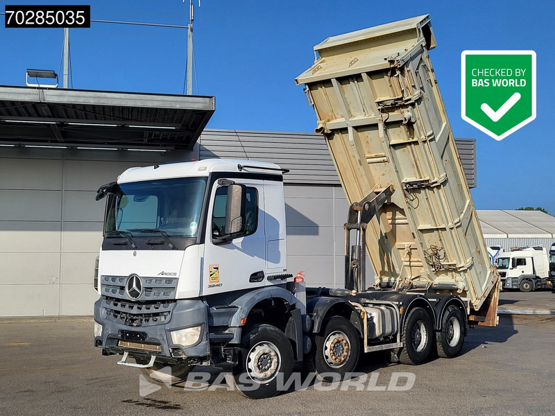 Mercedes-Benz Arocs 3240 8X4 12m3 2-side Tipper Steel Suspension Automatic Big-Axle Euro 6 - Kallurauto: pilt 1 Mercedes-Benz Arocs 3240 8X4 12m3 2-side Tipper Steel Suspension Automatic Big-Axle Euro 6 - Kallurauto: pilt 1