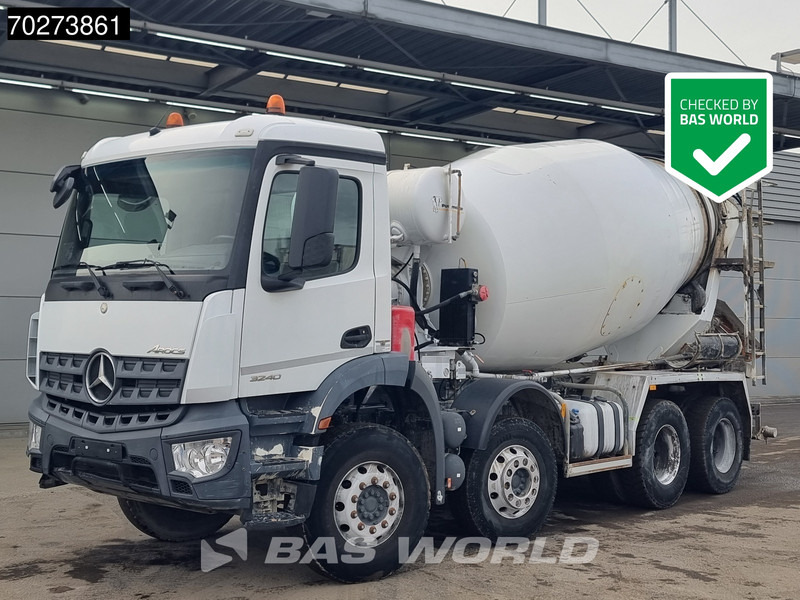 Mercedes-Benz Arocs 3240 8X4 9m3 Steelsuspension Automatic Alcoa's Euro 6 - Autobetoonisegisti: pilt 1 Mercedes-Benz Arocs 3240 8X4 9m3 Steelsuspension Automatic Alcoa's Euro 6 - Autobetoonisegisti: pilt 1