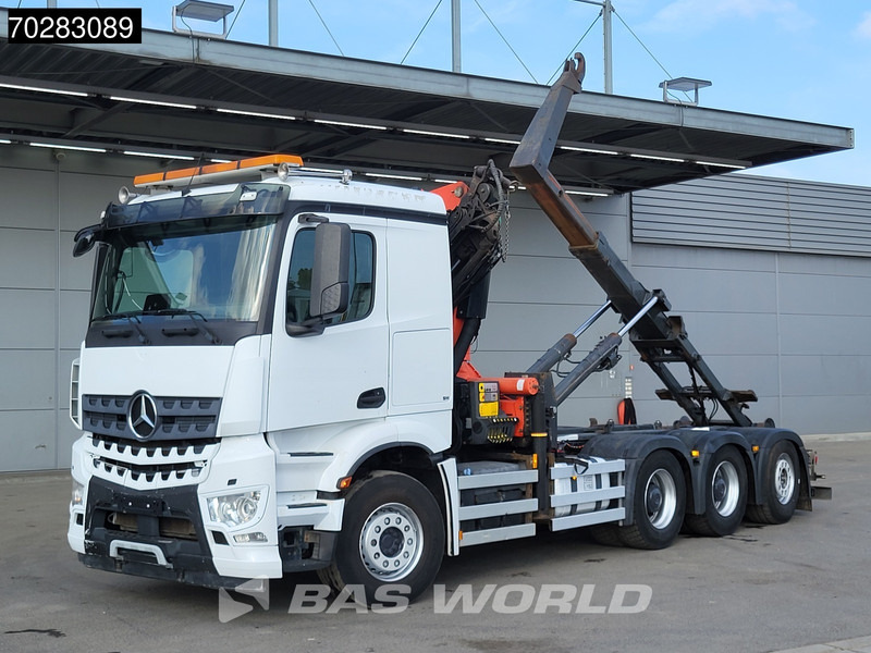 Mercedes-Benz Arocs 3245 Actros 8X4 Palfinger PK22002 EH Crane 17tons hooklift Big-Axle Lift+Lenkachse Navi Euro 6 - Konkstõstukiga veoauto, Kraanaga veoauto: pilt 5 Mercedes-Benz Arocs 3245 Actros 8X4 Palfinger PK22002 EH Crane 17tons hooklift Big-Axle Lift+Lenkachse Navi Euro 6 - Konkstõstukiga veoauto, Kraanaga veoauto: pilt 5