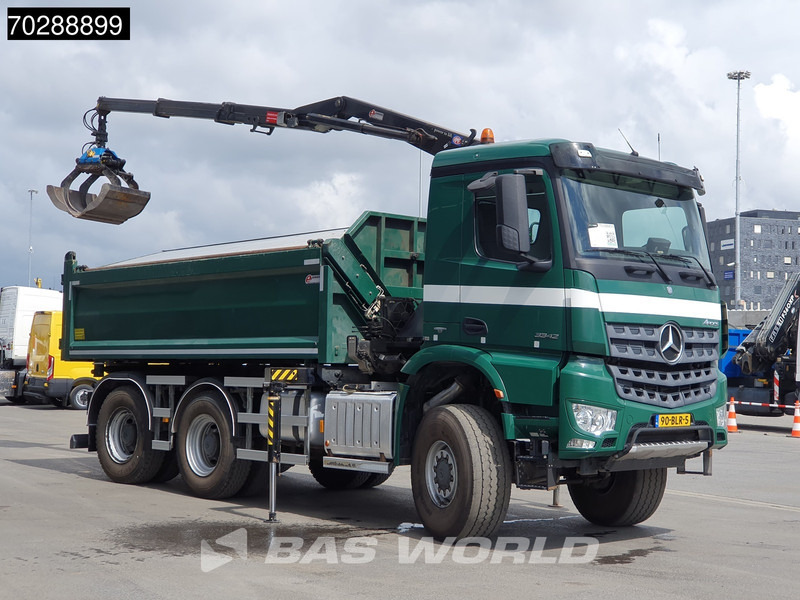 Mercedes-Benz Arocs 3342 Arocs 6X6 NL-Truck HMF 1643 Z-Crane Kran Steering Axle Big-Axle Euro 6 - Kallurauto, Kraanaga veoauto: pilt 3 Mercedes-Benz Arocs 3342 Arocs 6X6 NL-Truck HMF 1643 Z-Crane Kran Steering Axle Big-Axle Euro 6 - Kallurauto, Kraanaga veoauto: pilt 3