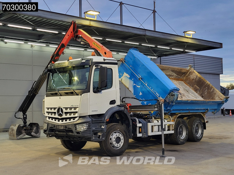 Mercedes-Benz Arocs 3343 6X4 Palfinger PK12.501 SLD Kran Crane 7m3 tipper Big-Axle Automatic Euro 6 - Kallurauto, Kraanaga veoauto: pilt 5 Mercedes-Benz Arocs 3343 6X4 Palfinger PK12.501 SLD Kran Crane 7m3 tipper Big-Axle Automatic Euro 6 - Kallurauto, Kraanaga veoauto: pilt 5