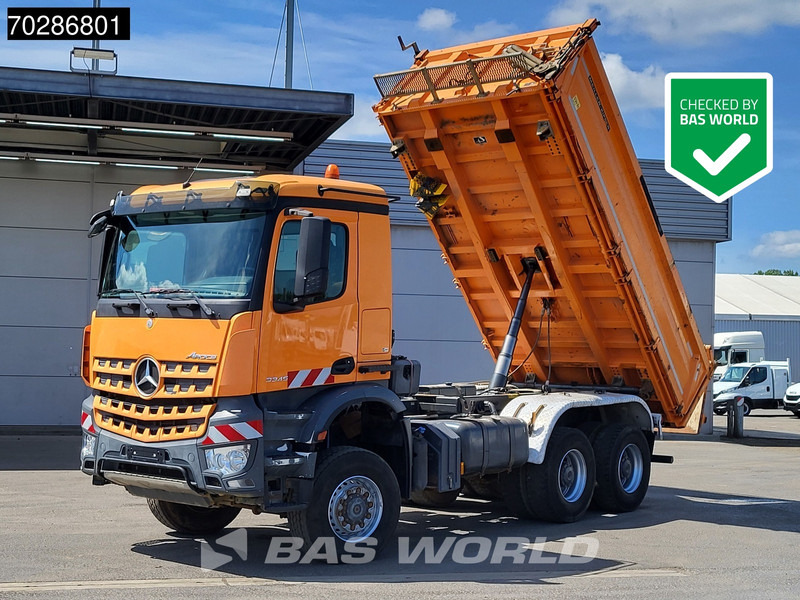Mercedes-Benz Arocs 3345 6X6 11m3 Meiller Mixer Steelsuspension Big-Axle Euro 6 - Kallurauto: pilt 1 Mercedes-Benz Arocs 3345 6X6 11m3 Meiller Mixer Steelsuspension Big-Axle Euro 6 - Kallurauto: pilt 1