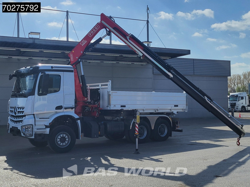 Mercedes-Benz Arocs 3348 6X4 Fasi F195A.2.24 Kran 3 sided tipper 9m3 Big-Axle Navi Euro 6 - Kallurauto, Kraanaga veoauto: pilt 3 Mercedes-Benz Arocs 3348 6X4 Fasi F195A.2.24 Kran 3 sided tipper 9m3 Big-Axle Navi Euro 6 - Kallurauto, Kraanaga veoauto: pilt 3