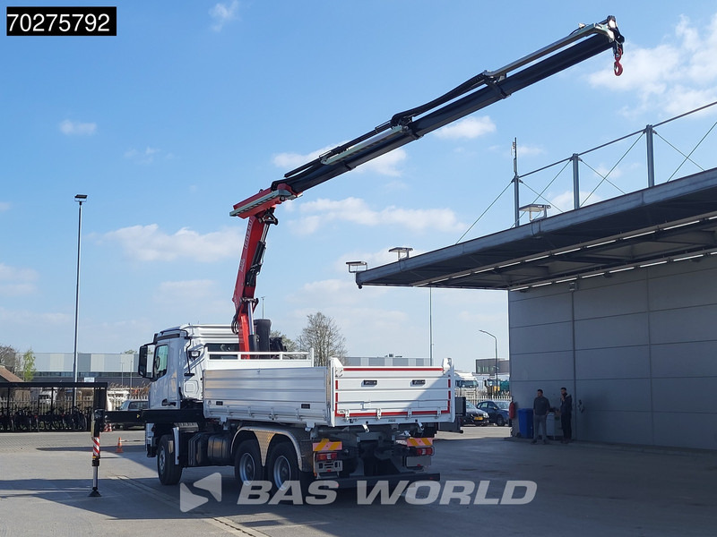 Mercedes-Benz Arocs 3348 6X4 Fasi F195A.2.24 Kran 3 sided tipper 9m3 Big-Axle Navi Euro 6 - Kallurauto, Kraanaga veoauto: pilt 2 Mercedes-Benz Arocs 3348 6X4 Fasi F195A.2.24 Kran 3 sided tipper 9m3 Big-Axle Navi Euro 6 - Kallurauto, Kraanaga veoauto: pilt 2