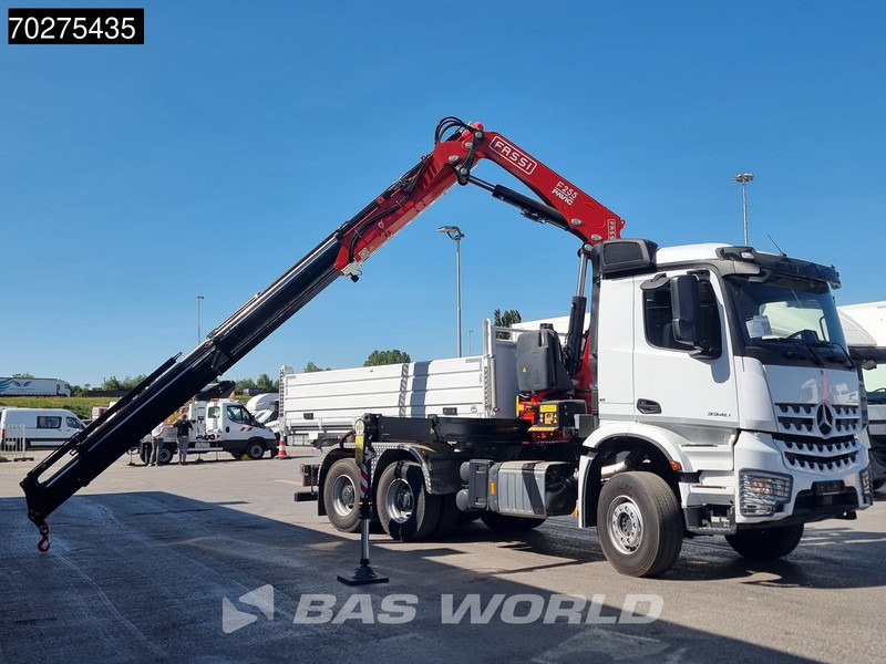 Mercedes-Benz Arocs 3348 6X4 Fassi F255A2.24 Kran Crane 9m3 3-Sided Tipper Big-Axle Euro 6 - Kallurauto, Kraanaga veoauto: pilt 5 Mercedes-Benz Arocs 3348 6X4 Fassi F255A2.24 Kran Crane 9m3 3-Sided Tipper Big-Axle Euro 6 - Kallurauto, Kraanaga veoauto: pilt 5