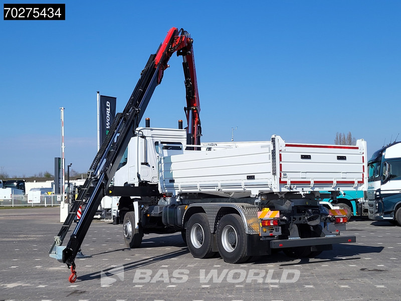 Mercedes-Benz Arocs 3348 6X6 Fassi F255A.2.24 xe-dynamic Kran Dreiseitenkipper Navi Euro 6 - Kallurauto, Kraanaga veoauto: pilt 2 Mercedes-Benz Arocs 3348 6X6 Fassi F255A.2.24 xe-dynamic Kran Dreiseitenkipper Navi Euro 6 - Kallurauto, Kraanaga veoauto: pilt 2