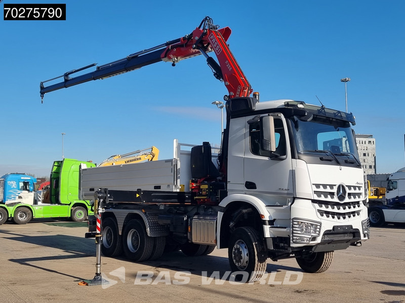 Mercedes-Benz Arocs 3348 6X6 Full Steel Retarder Fassi 25T/M Crane Kran Euro 6 - Kallurauto, Kraanaga veoauto: pilt 3 Mercedes-Benz Arocs 3348 6X6 Full Steel Retarder Fassi 25T/M Crane Kran Euro 6 - Kallurauto, Kraanaga veoauto: pilt 3