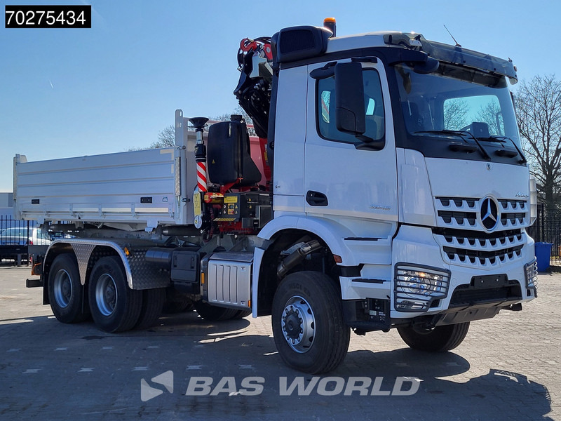 Mercedes-Benz Arocs 3348 6X6 NEW Fassi F255A.2.24 Kran Crane 3-way tipper Navi Euro 6 - Kallurauto, Kraanaga veoauto: pilt 2 Mercedes-Benz Arocs 3348 6X6 NEW Fassi F255A.2.24 Kran Crane 3-way tipper Navi Euro 6 - Kallurauto, Kraanaga veoauto: pilt 2