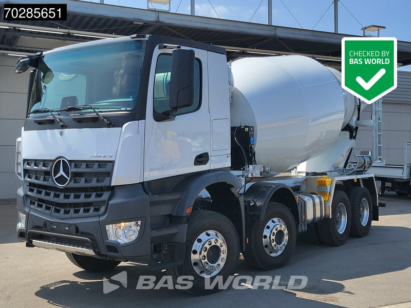 Mercedes-Benz Arocs 3743 8X4 10m3 Mixer BigAxle Hydrauliek Euro 6 Nieuw! - Autobetoonisegisti: pilt 1 Mercedes-Benz Arocs 3743 8X4 10m3 Mixer BigAxle Hydrauliek Euro 6 Nieuw! - Autobetoonisegisti: pilt 1