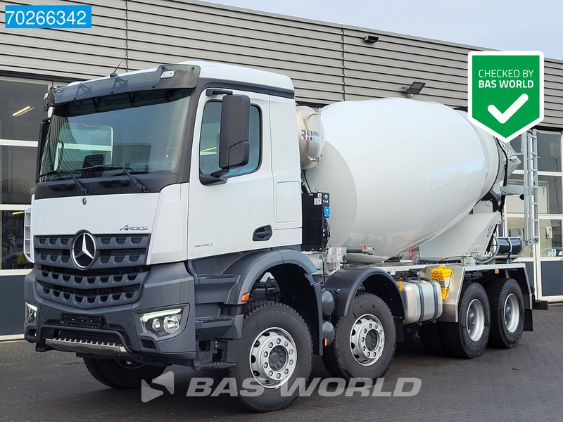 Mercedes-Benz Arocs 4140 8X4 NEW 10m3 Remmel mixer Big-Axle Steelsuspension Euro 3 - Autobetoonisegisti: pilt 1 Mercedes-Benz Arocs 4140 8X4 NEW 10m3 Remmel mixer Big-Axle Steelsuspension Euro 3 - Autobetoonisegisti: pilt 1