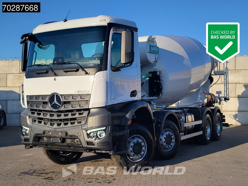 Mercedes-Benz Arocs 4142 8X4 New! 12m3 IMER Mixer Steelsuspension Automatic Big-Axle Euro 6 - Autobetoonisegisti: pilt 1 Mercedes-Benz Arocs 4142 8X4 New! 12m3 IMER Mixer Steelsuspension Automatic Big-Axle Euro 6 - Autobetoonisegisti: pilt 1