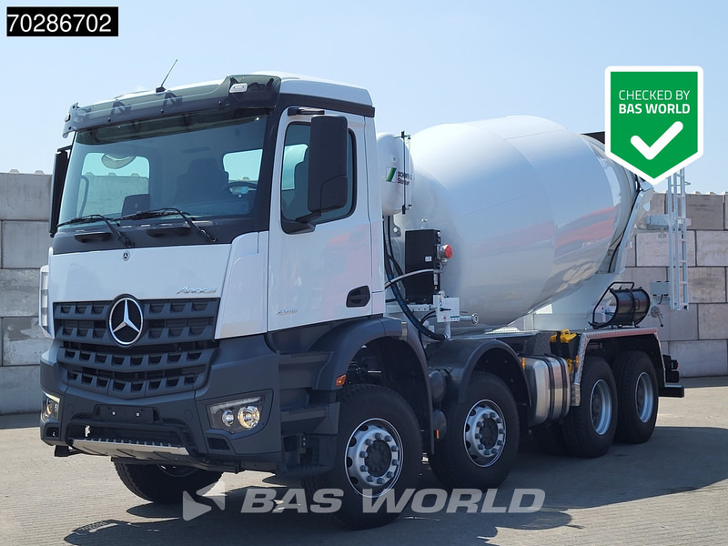 Mercedes-Benz Arocs 4145 8X4 NEW! 11m3 Schwing Stetter Mixer Manual Big-Axle Steel suspension Euro 3 - Autobetoonisegisti: pilt 1 Mercedes-Benz Arocs 4145 8X4 NEW! 11m3 Schwing Stetter Mixer Manual Big-Axle Steel suspension Euro 3 - Autobetoonisegisti: pilt 1