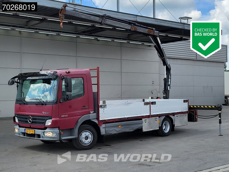 Mercedes-Benz Atego 1016 Atego 4X2 NL-Truck Hiab 066B-2 Duo Crane Automatic Euro 5 - Madelveok/ Platvormveok, Kraanaga veoauto: pilt 1 Mercedes-Benz Atego 1016 Atego 4X2 NL-Truck Hiab 066B-2 Duo Crane Automatic Euro 5 - Madelveok/ Platvormveok, Kraanaga veoauto: pilt 1