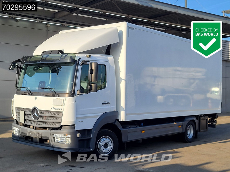 Mercedes-Benz Atego 1218 4X2 12tonner 1500kg Ladebordwand Automatic Euro 6 - Kasti veoauto: pilt 1 Mercedes-Benz Atego 1218 4X2 12tonner 1500kg Ladebordwand Automatic Euro 6 - Kasti veoauto: pilt 1